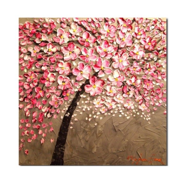 Объемная живопись мастихином Сакура