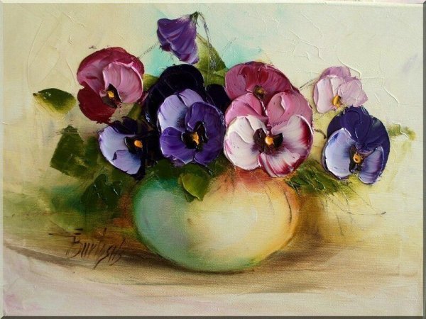 Анютины глазки ева Бартосик