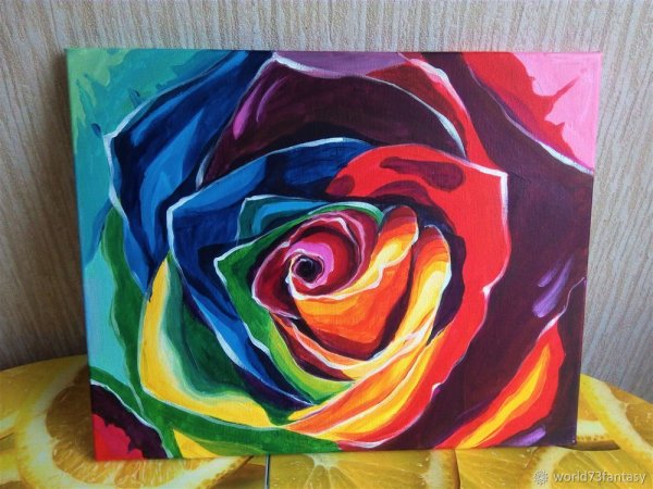 Картина из 3 цветов