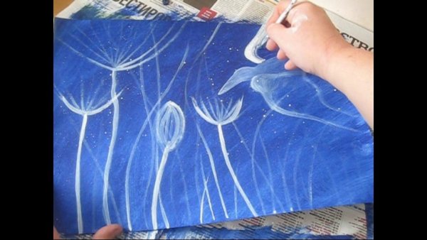 Рисование акрилом для начинающих пошаговые уроки