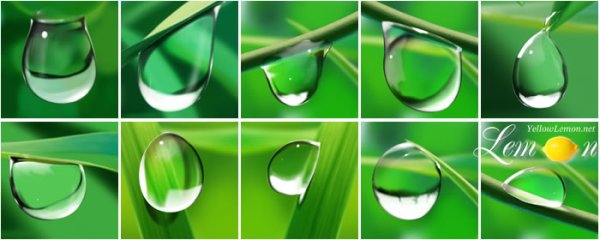 Капля воды рисовать