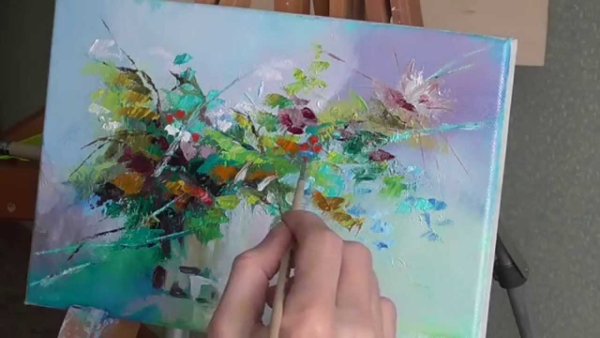 Рисование мастихином для начинающих