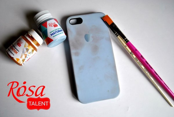 Чехол покрашенный акрилом