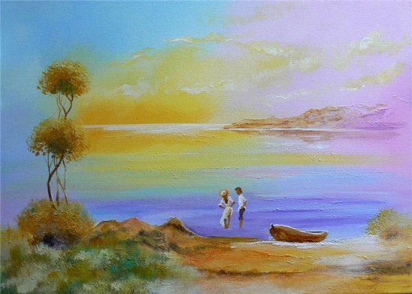 Александр Жиляев живопись акрилом