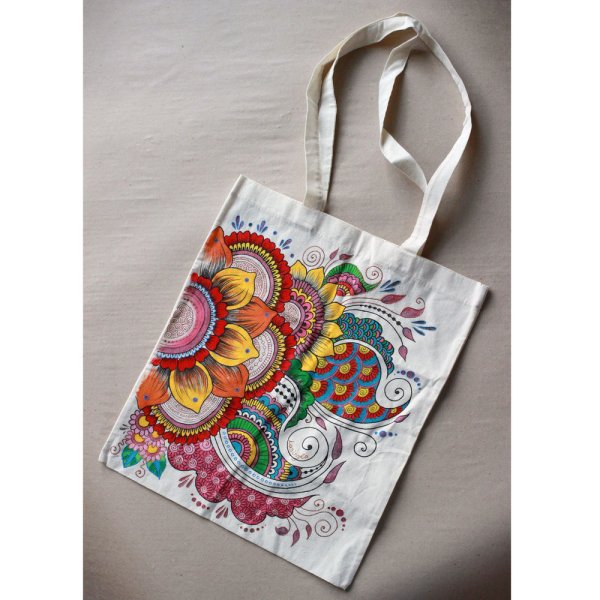 Роспись тканевых сумок