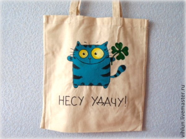 Экосумки с прикольными надписями