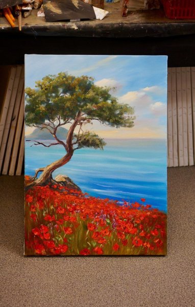 Рисование акрилом