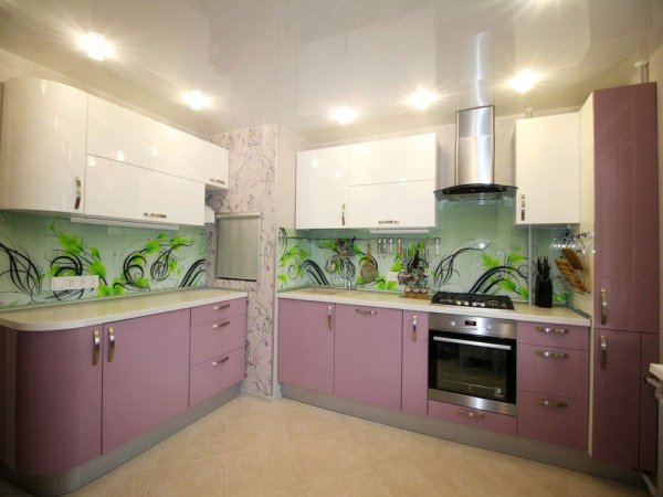 Крашенные фасады для кухни