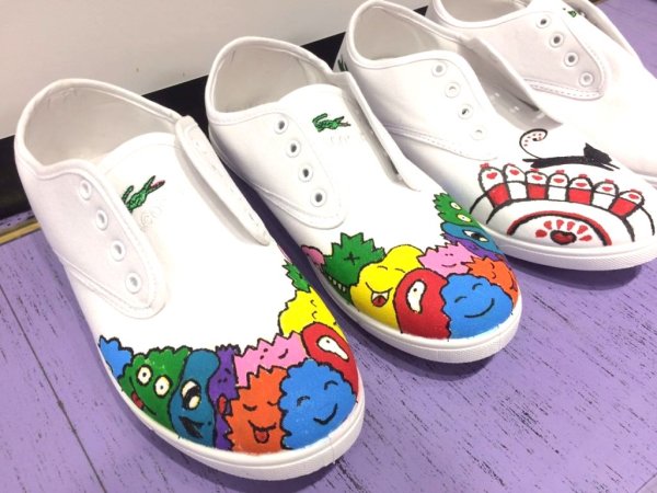 Разукрашенные кеды