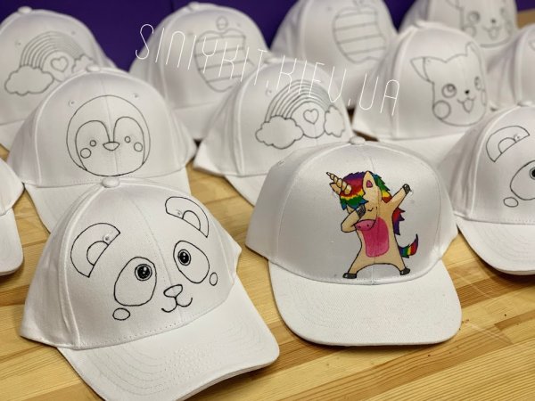 Расписать бейсболку