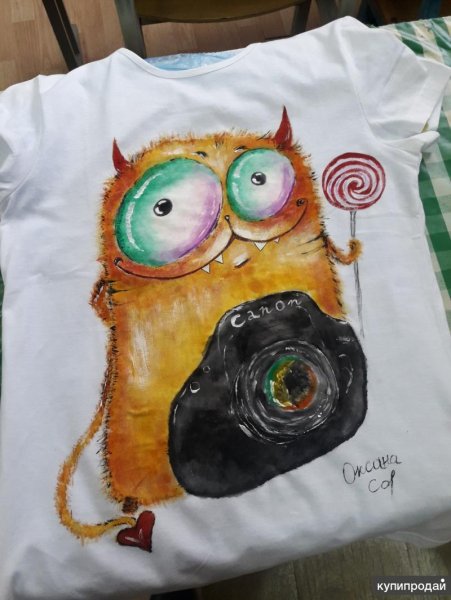 Оригинальные рисунки на одежде