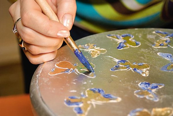 Роспись масляными красками