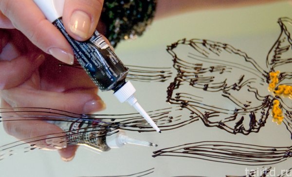 Рисование акриловым контуром