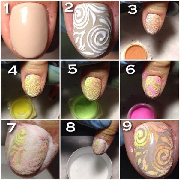 Акриловая пудра для ногтей