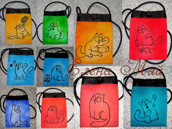 Рисунки для рисования на сумке