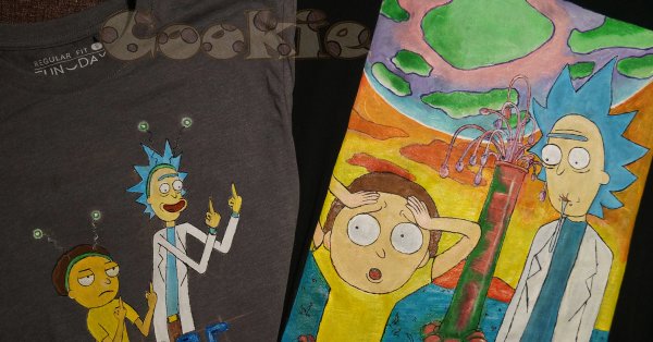 Рик и Морти роспись