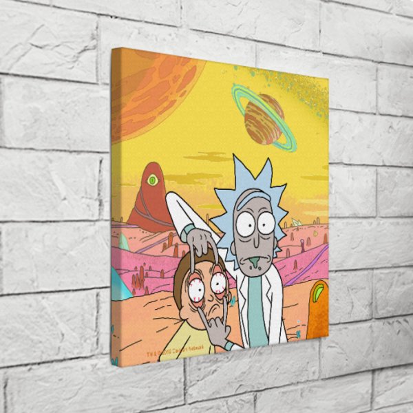 Рик и Морти арт для холста