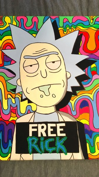 Рик и Морти в стиле инди КИД