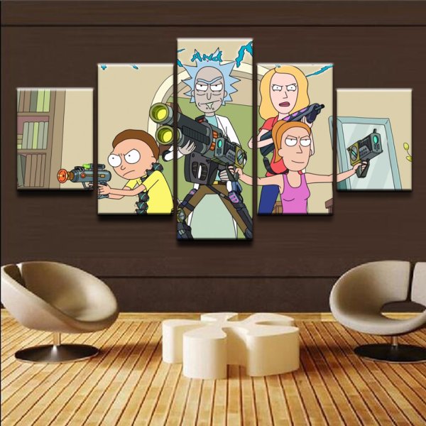 Рик и Морти картина