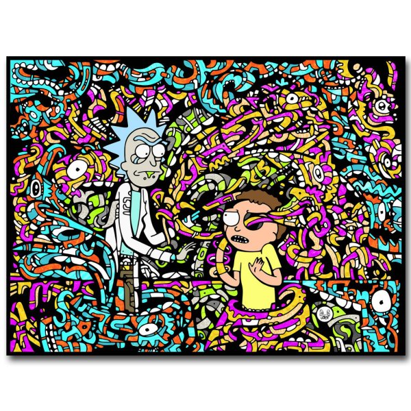 Rick and Morty принт