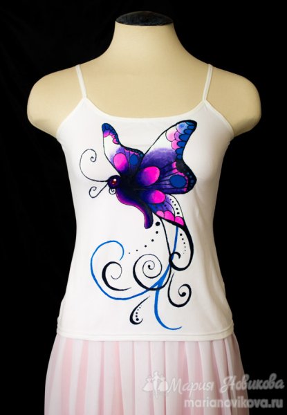 Эскизы одежды красками