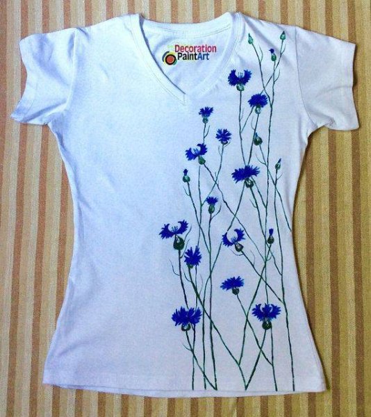 Роспись по ткани акриловыми красками