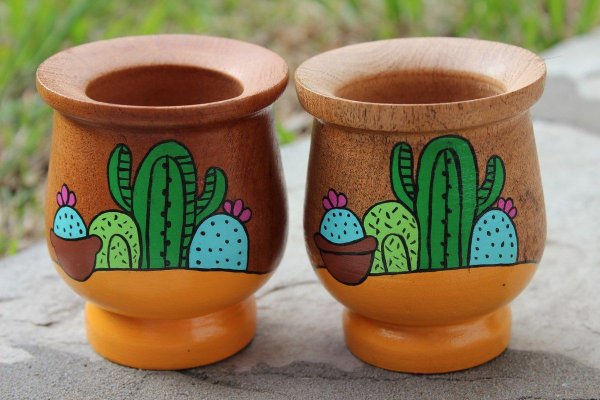 Роспись глиняных горшков акриловыми красками