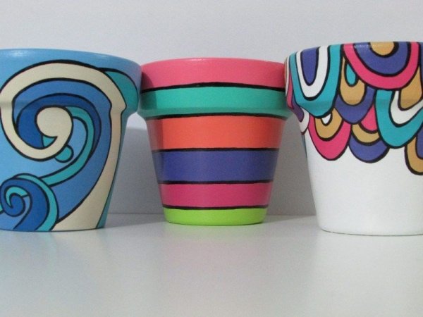 Как расписать горшок