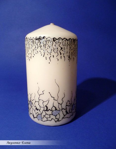 Свечи Раскрашенные
