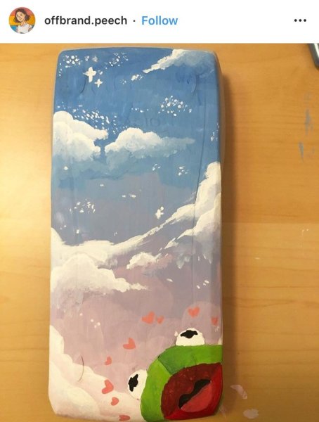 Рисунки на чехле акрилом