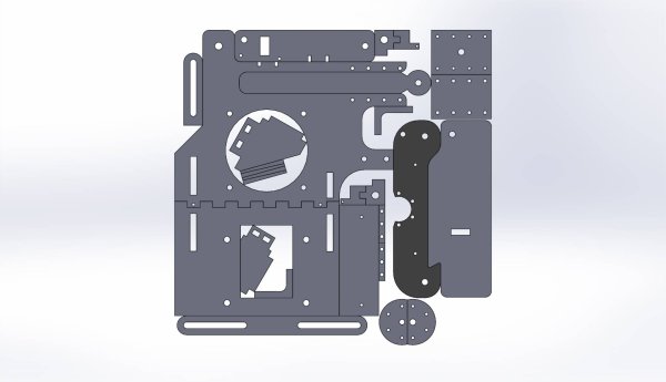 Гриндер поворотный 3д модель