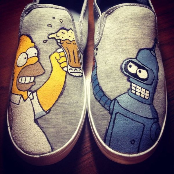 Идеи для разрисовки обуви