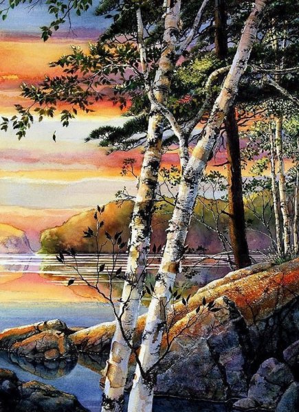 Акварели художник Hanne Lore Koehler,