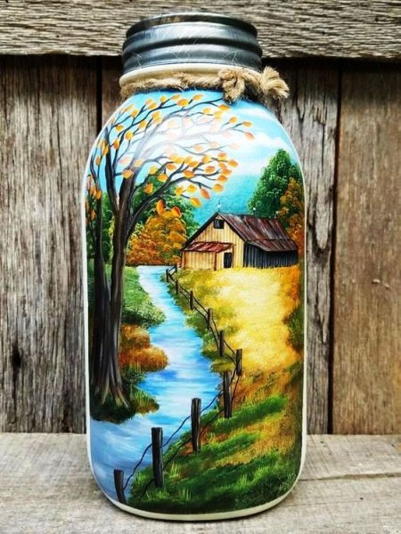 Расписываем баночки