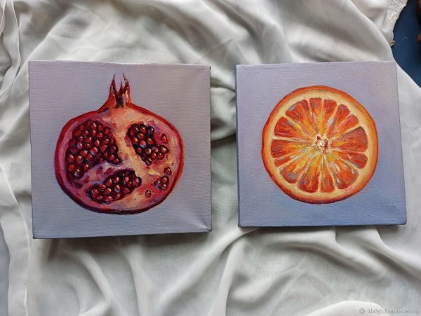 Панно с апельсинами