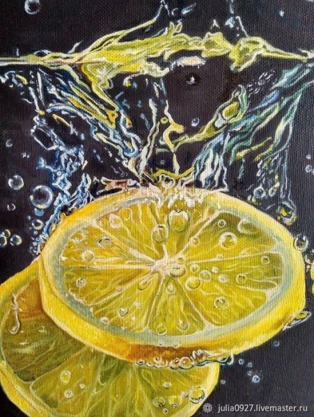 Интерьерная живопись лимоны