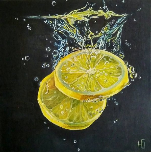 Цитрусы живопись