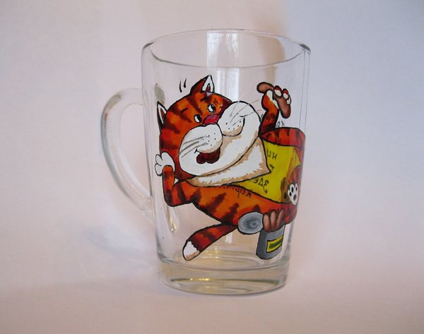 Витражная роспись кружки