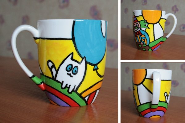 Роспись кружек для детей