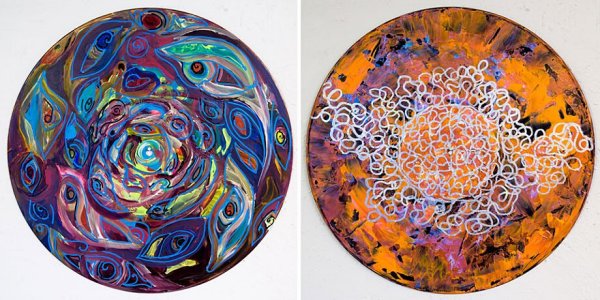 Рисование на дисках