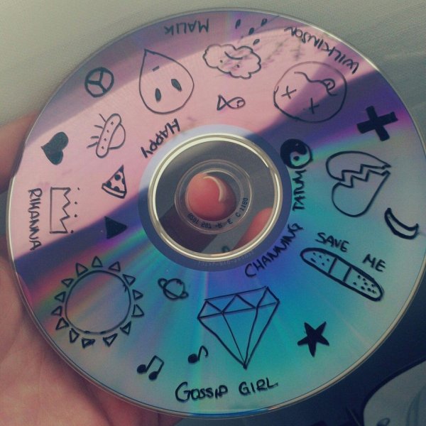 Идеи для рисования на дисках