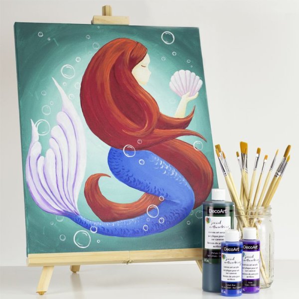 Иллюстрации акрилом