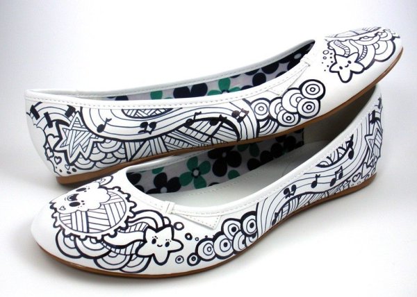 Узоры на обуви