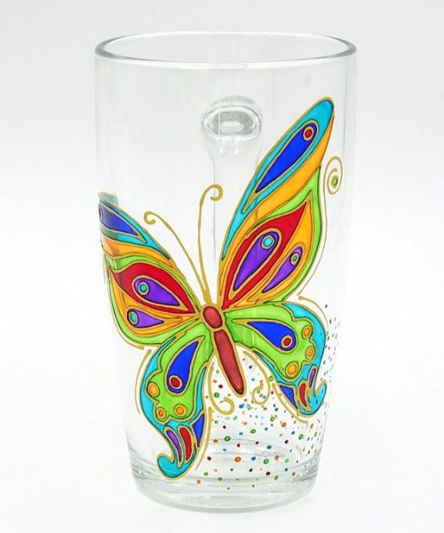 Роспись стаканов и кружек витражными красками