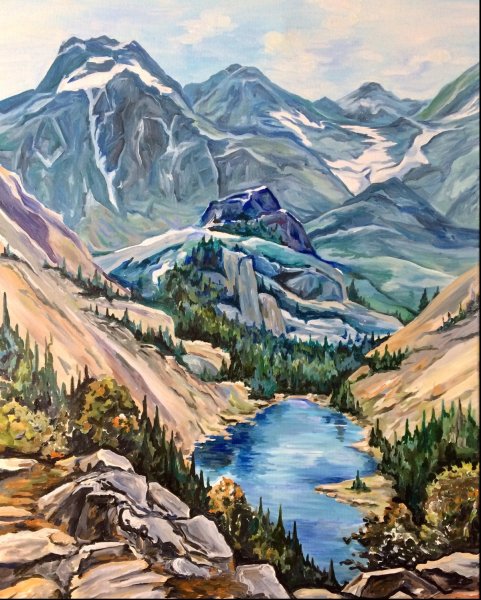 Горы иллюстрация