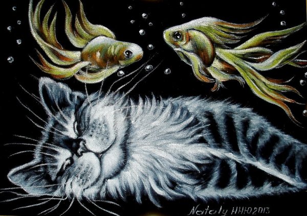 Картины по бархату