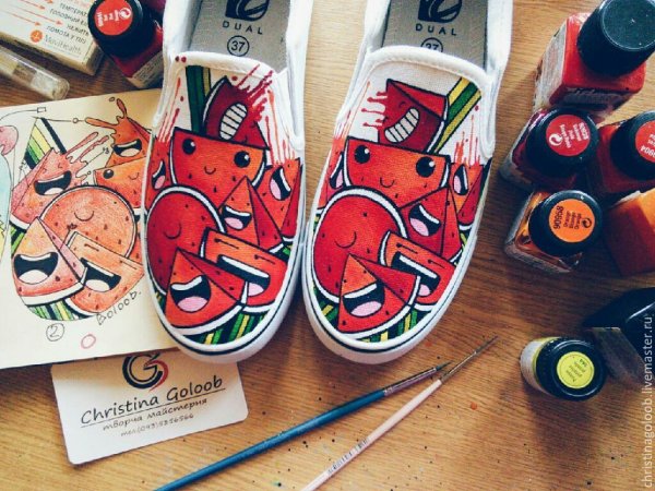 Идеи для обуви рисунок