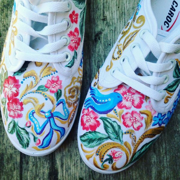 Разрисованные кеды