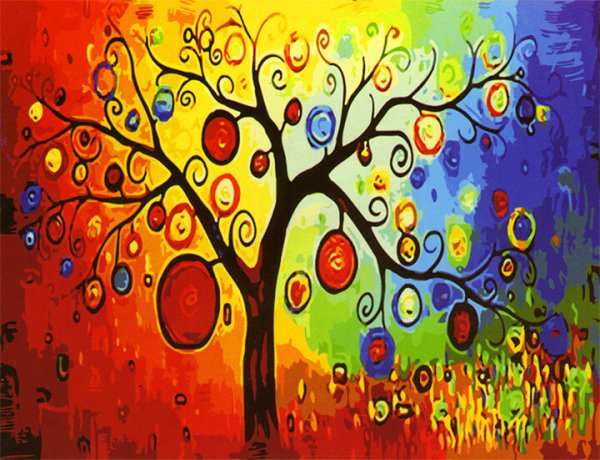 Картина по номерам Древо желаний