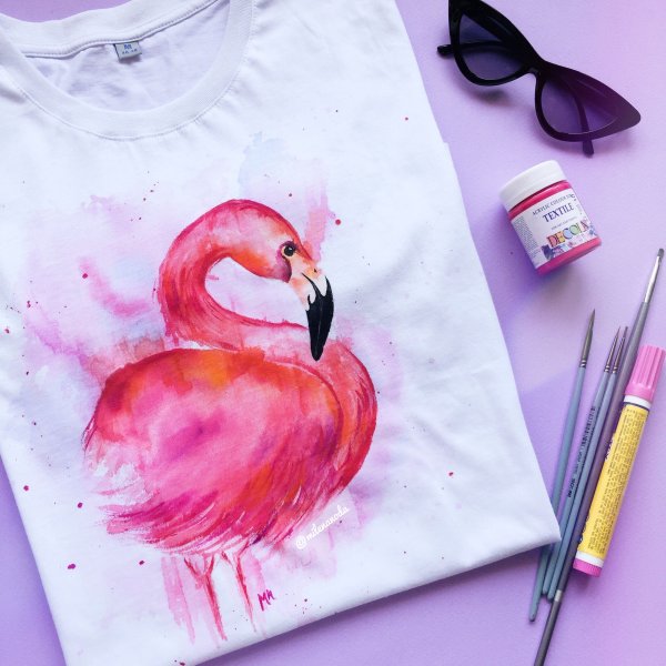 Лёгкие рисунки на футболку